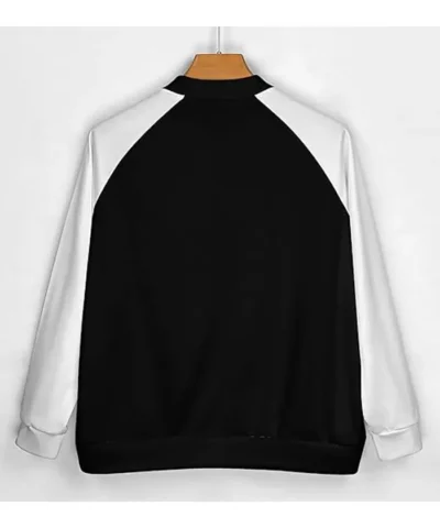 Valentine's Day Causal Baseball Uniform Bomber Varsity Jacket