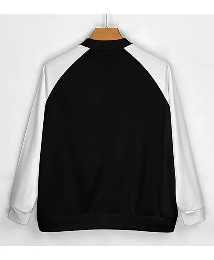 Valentine's Day Causal Baseball Uniform Bomber Varsity Jacket