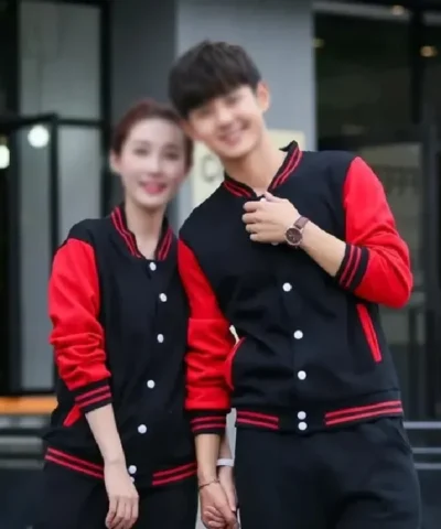 Valentines Day Couple Letterman Jackets