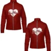 Valentines Day Couples Be Mine Red Leather Jacket