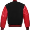 Valentines Day Couples Red and Black Varsity Jacket