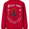 Valentine’s Day Men Romantic Rose and Slogan Print Jacket