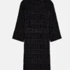 Versace Black Hooded Robe