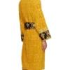Yellow Unisex Versace Robe Bathrobe