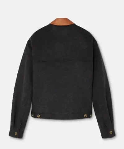 Versace Blouson Zipper Wool Jacket