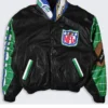 Vintage teams logo Leather Jacket