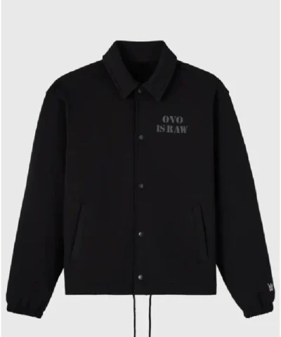 WWE Raw Is War Black Coaches Jacket