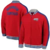 Washington Capitals Full-Zip Red Track Fleece Jacket