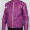 What If Star Lord Leather Purple Costume Jacket