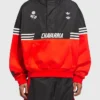 Willy Chavarria Half-Zip Pullover Jacket