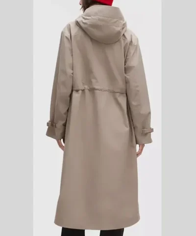 Women’s Team Canada Waterproof Shell Hooded Brown Jacket