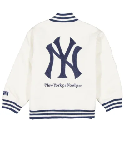 York or Nowhere White Youth Jacket