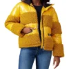 Zee Good Morning America 2026 Yellow Puffer Jacket