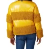 Zee Good Morning America 2026 Yellow Puffer Jacket
