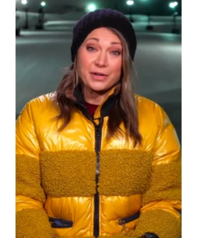 Zee Good Morning America 2026 Yellow Puffer Jacket Buy Now