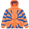 Digimon Greymon Orange Puffer Jacket