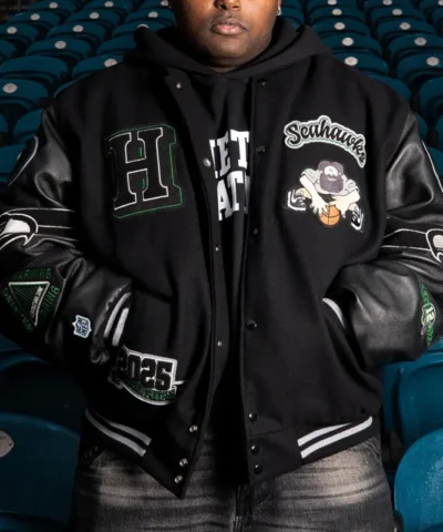 Lil Jon Seattle Seahawks Letterman Full-Snap Jacket