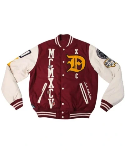 10 Deep Loose Cannon Wool Letterman Jacket