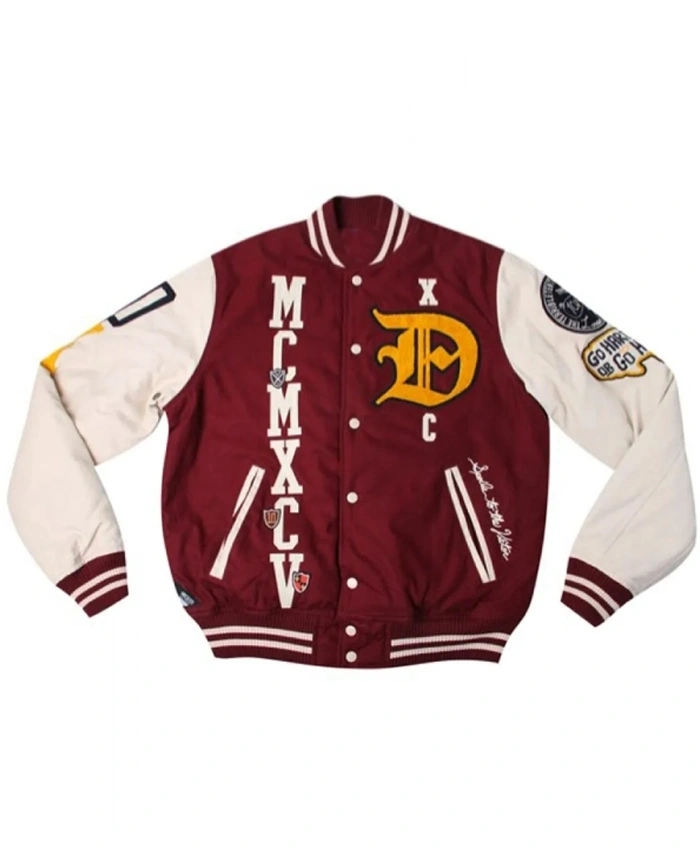 10 Deep Loose Cannon Wool Letterman Jacket