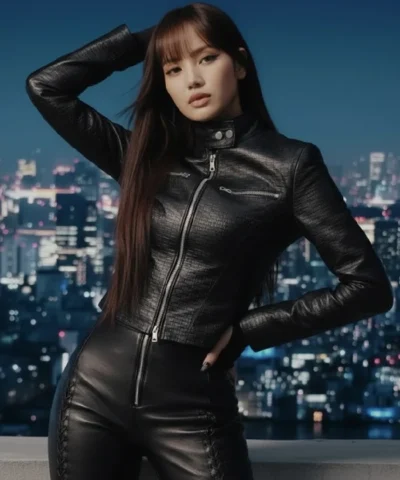 2026 Lisa Black Leather Jacket