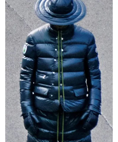 2026 Winter Olympics Brazil Moncler Puffer Black Jacket