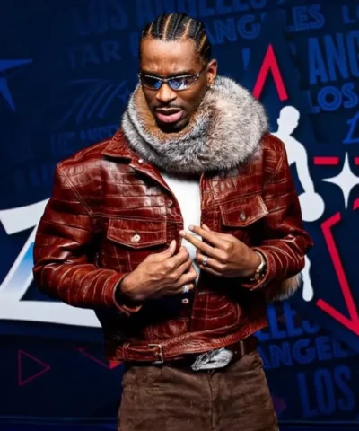 75th All-Star Game Shai Gilgeous-Alexander Leather Jacket