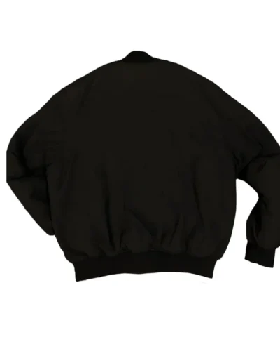 90’s Missouri Tigers Bomber Full-Snap Black Satin Jacket