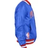 90’s Starter Nba Detroit Pistons Blue Satin Jacket