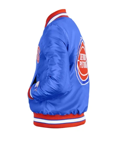 90’s Starter Nba Detroit Pistons Jacket - Blue