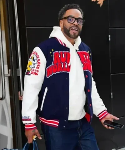 ABC Studio 2026 Method Man Blue and White Varsity Jacket