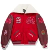 AWAKE NY x Coca-Cola Fleece Varsity Jacket