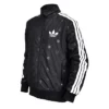 Adidas Polka Dot Black Jacket Carve Front