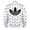 Adidas Polka Dot White Jacket Back
