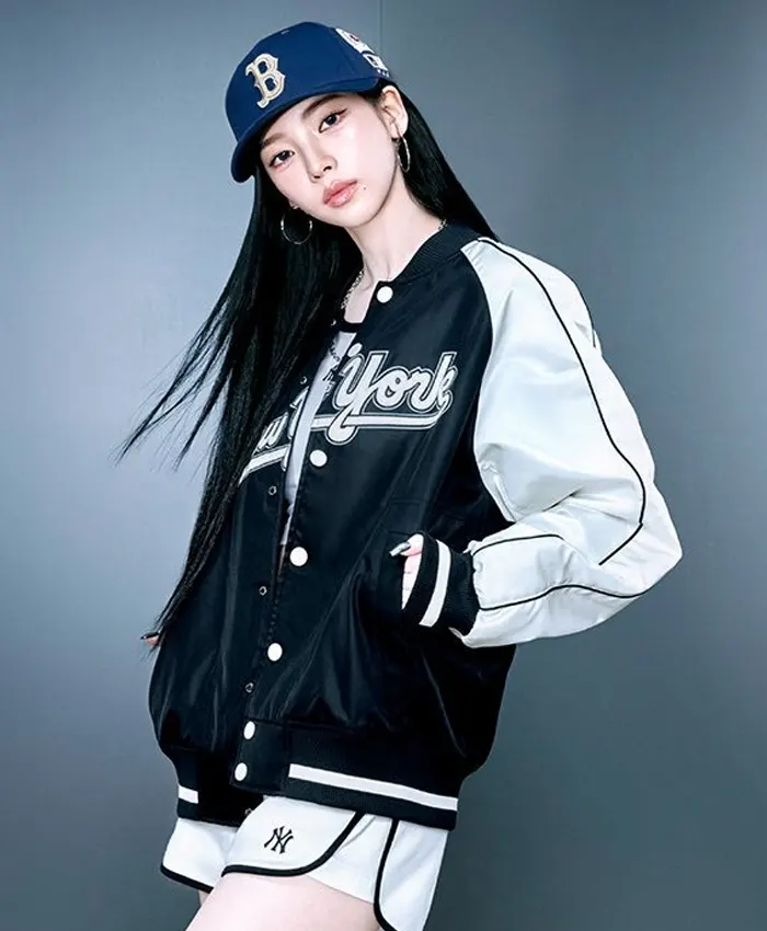 Pro-Baseball-2026-Aespa-Karina-New-York-Varsity-Jacket-Closeup