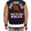Akoo Prey Wool Color Block Varsity Jacket