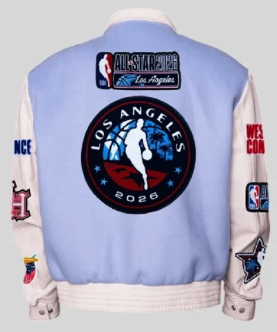 All-Star 2026 Wool and Leather Varsity Jacket