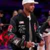 All-Star Celebrity Game Mookie Betts Black Varsity Jacket
