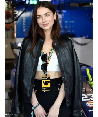 Ana de Armas F1 Grand Prix Leather Jacket