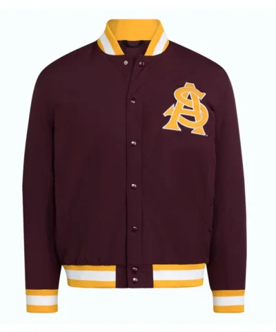 Arizona State Sun Devils Maroon Coaches Dugout Jacket