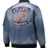 Atlanta Braves Big and Tall Full-Zip Bomber Jacket