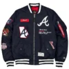 Atlanta Braves New Era x Alpha Industries Navy Jacket