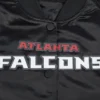 Atlanta Falcons Classic Blck Satin Jacket