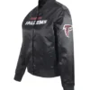 Atlanta Falcons Classic Black Satin Jcket