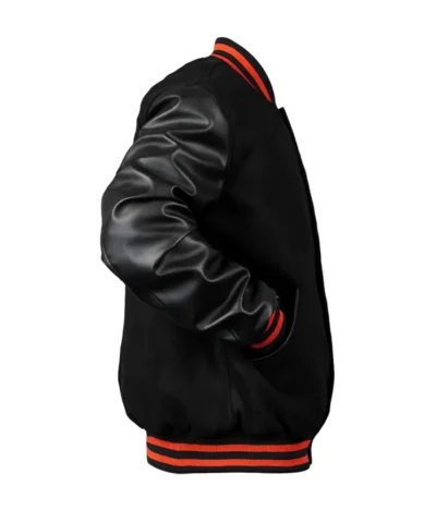 Austin McNamara Texas Tech Black Bomber Jacket