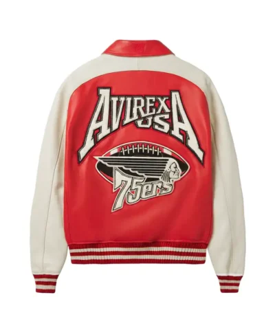 Avirex 75ers Snap-Tap Leather jacket