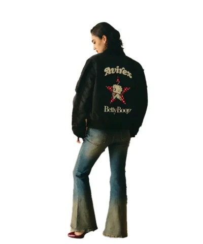 Avirex x Betty Boop Black Jacket