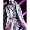 Bad Bunny Silver Embellished Coat