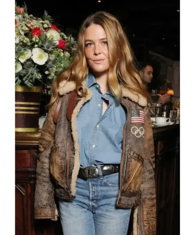 TEAM USA Maggie Rogers x Ralph Lauren Brown Jacket