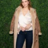 Bailee Madison LAGENCE FW26 Tan Shearling Coat