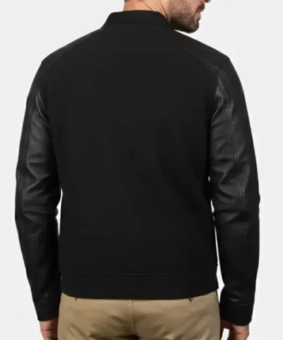 Blain Black Hybrid Black Bomber Jacket
